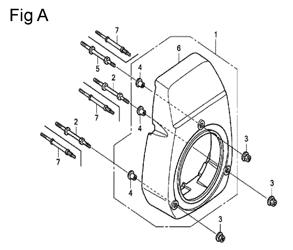 Fig-1 Diagram and Parts List for GC135 Type PHD Honda Engine