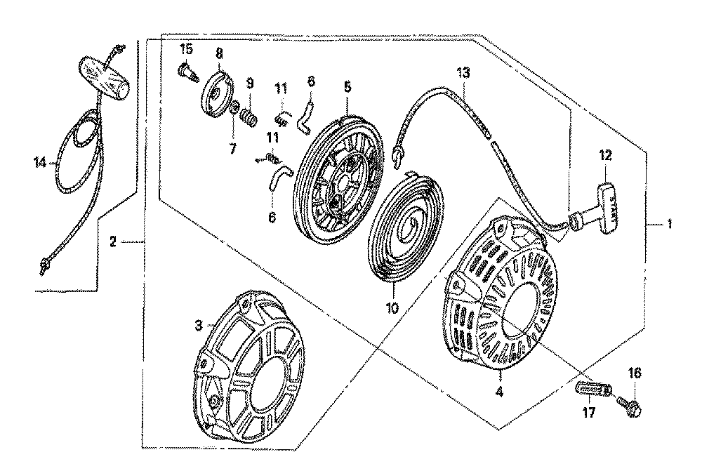 Fig-0 Diagram and Parts List for GX160K1 Type LA1 Honda Engine