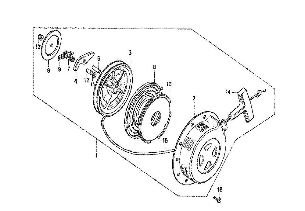Fig-0 Diagram and Parts List for GX160K1 (VSB1)(20-8669999) Honda Engine