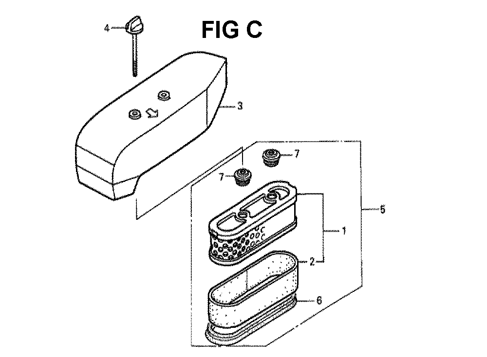 Fig-8 Diagram and Parts List for GXV160K1 Type SFY1 Honda Engine