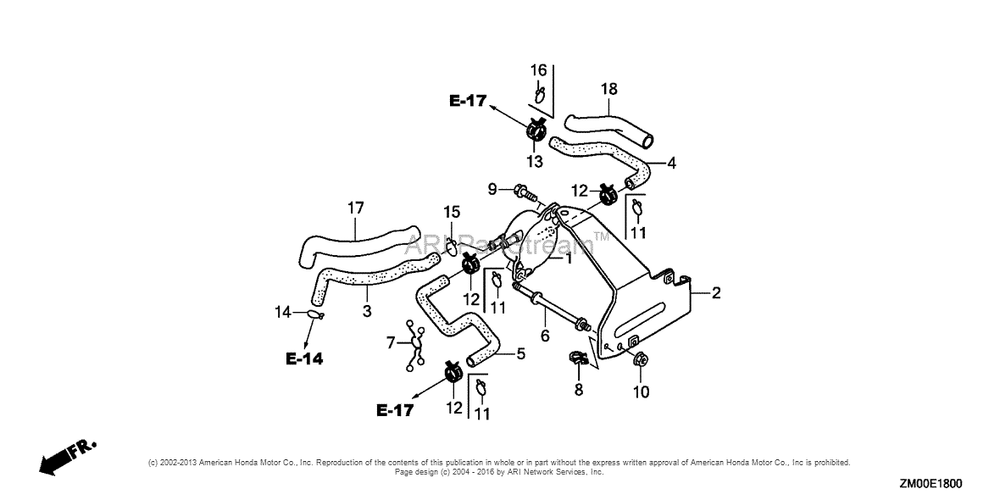 Fuel Pump Diagram and Parts List for GCV160LA0 (typeA7H1)(GJARA-1000001) Honda Engine