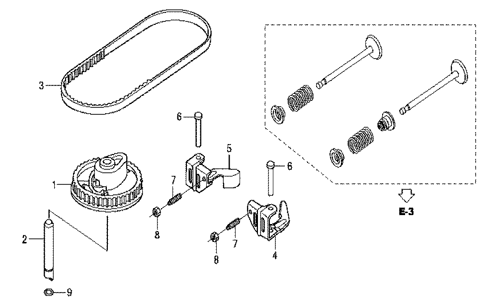Fig-0 Diagram and Parts List for GCV160LA Type A1A Honda Engine