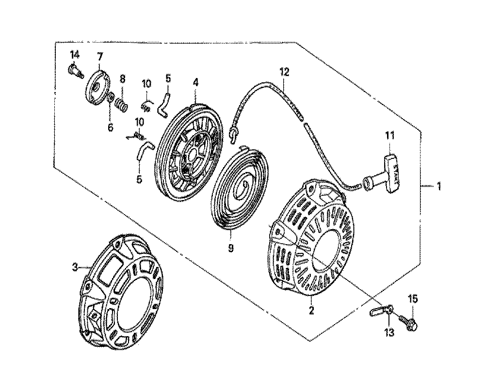 Fig-0 Diagram and Parts List for GX160U1 Type SMXE Honda Engine