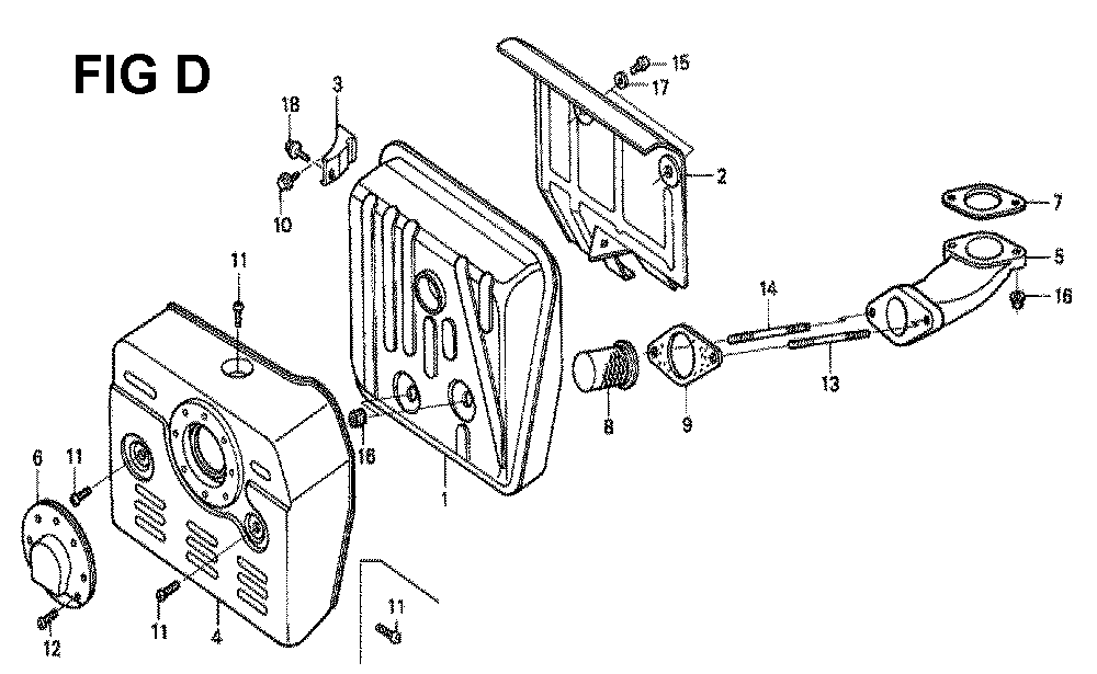 Fig-13 Diagram and Parts List for GXV340K2 Type DX3 Honda Engine