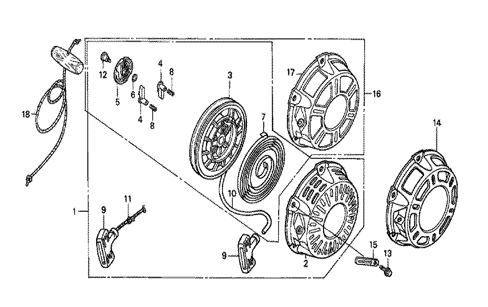 Fig-0 Diagram and Parts List for GX160K1 HH26-Seri-20-8669999 Honda Engine