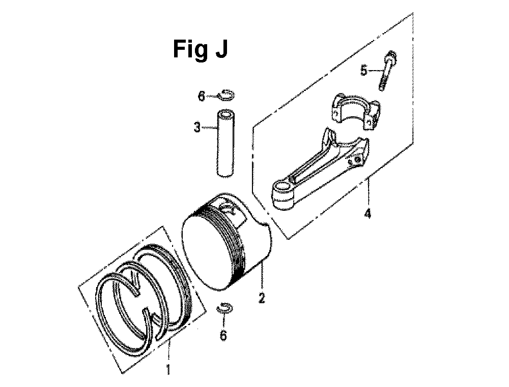 Fig-2 Diagram and Parts List for GXV140 Type MAD Honda Engine