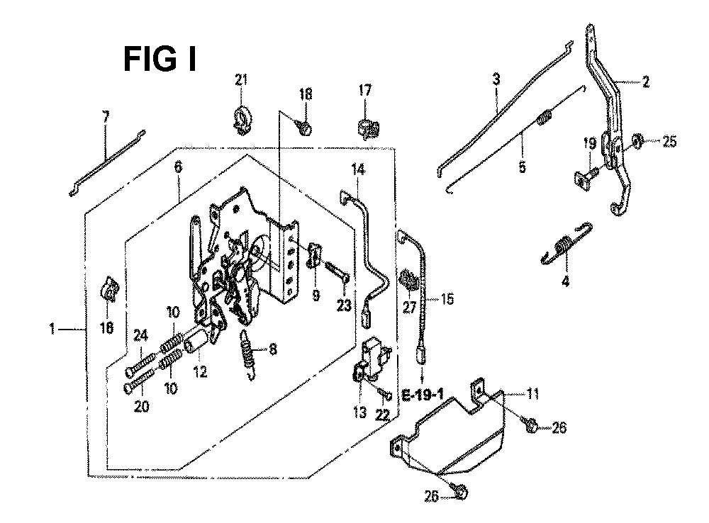 Fig-10 Diagram and Parts List for GXV160H2 Type N15 Honda Engine
