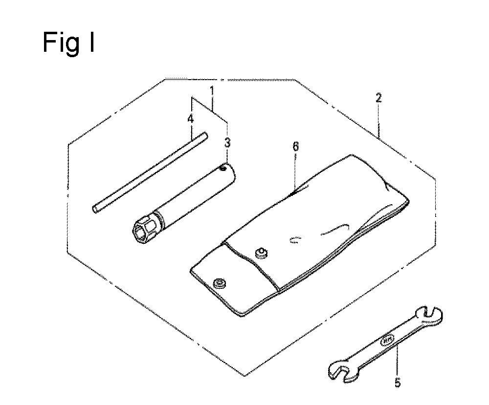 Fig-9 Diagram and Parts List for G100K1 Type ST Honda Engine