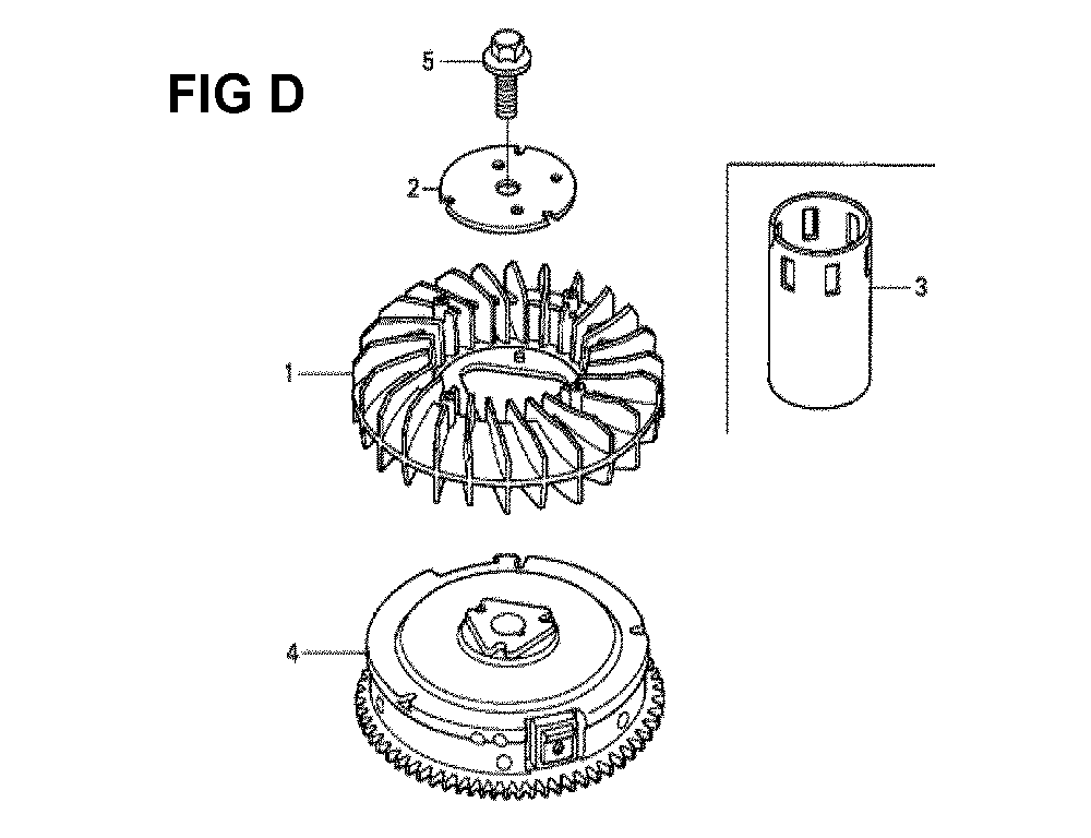 Fig-9 Diagram and Parts List for GXV530 Type DXA2A Honda Engine