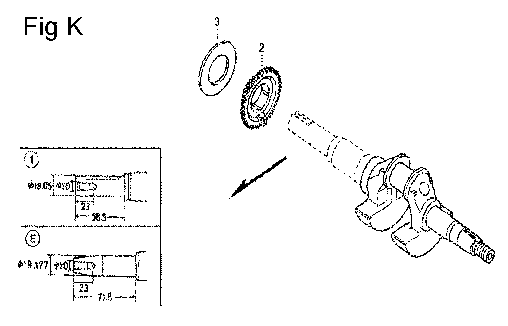 Fig-11 Diagram and Parts List for GC160A Type QHW Honda Engine