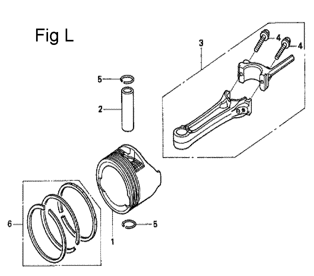 Fig-12 Diagram and Parts List for GCV160 Type N7A1 Honda Engine