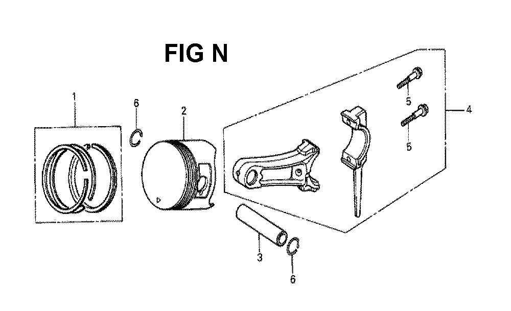 Fig-14 Diagram and Parts List for GX120K1 Type SJD2 Honda Engine