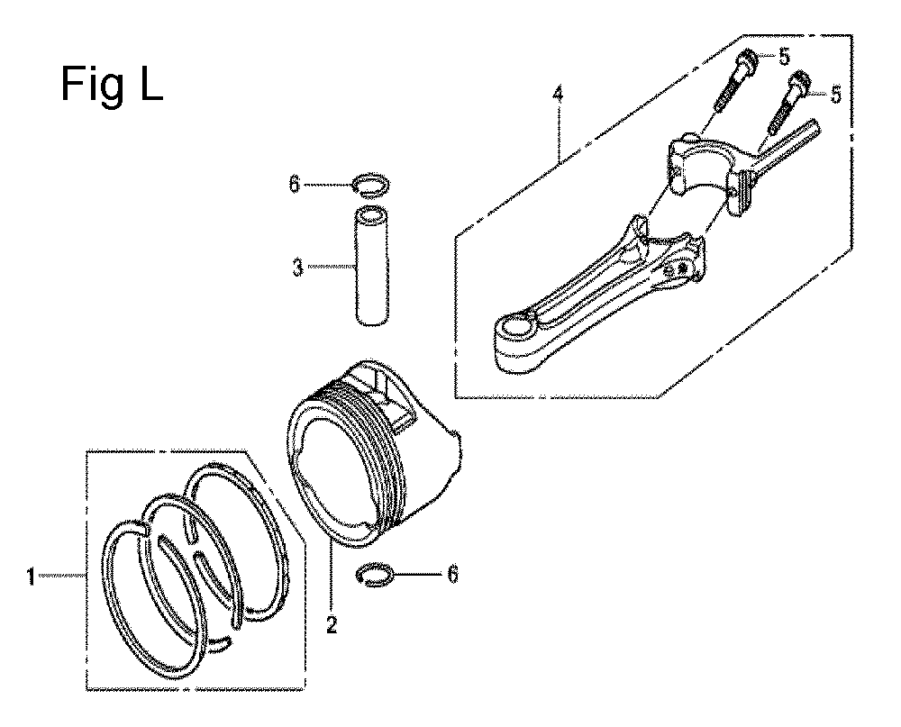 Fig-12 Diagram and Parts List for GCV135 Type N7E2 Honda Engine