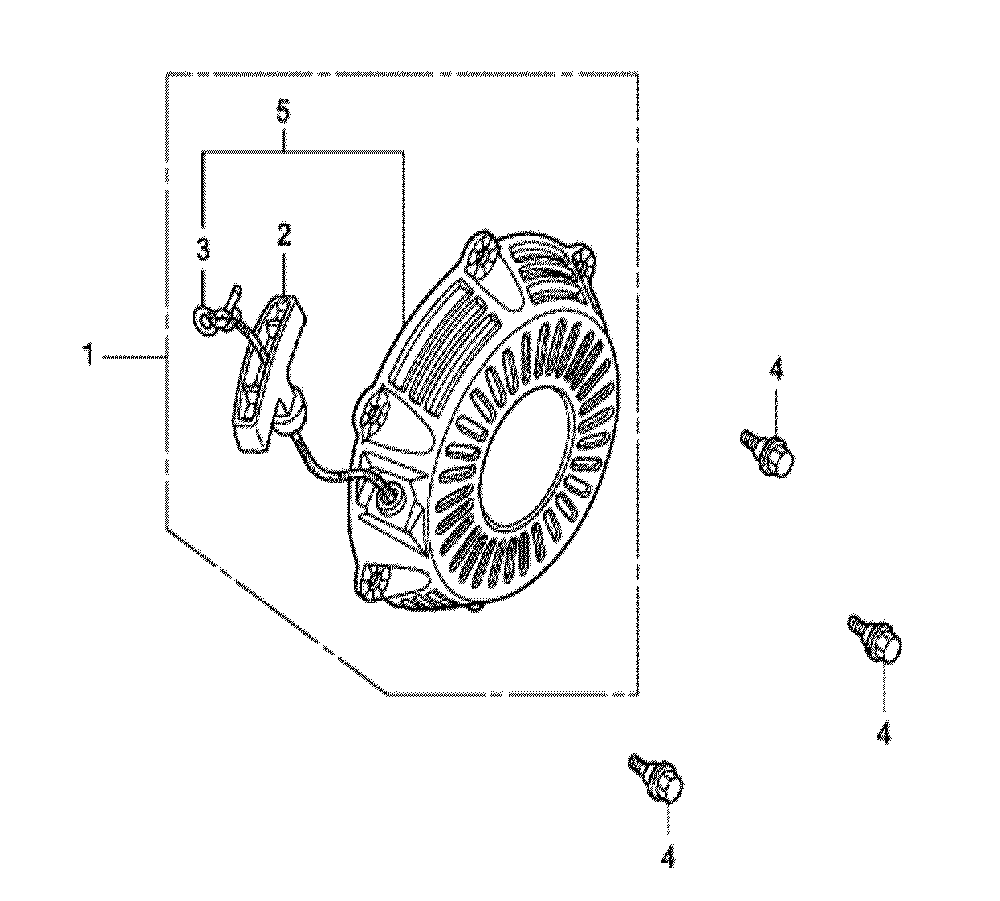 Fig-0 Diagram and Parts List for GX100U Type VA2 Honda Engine