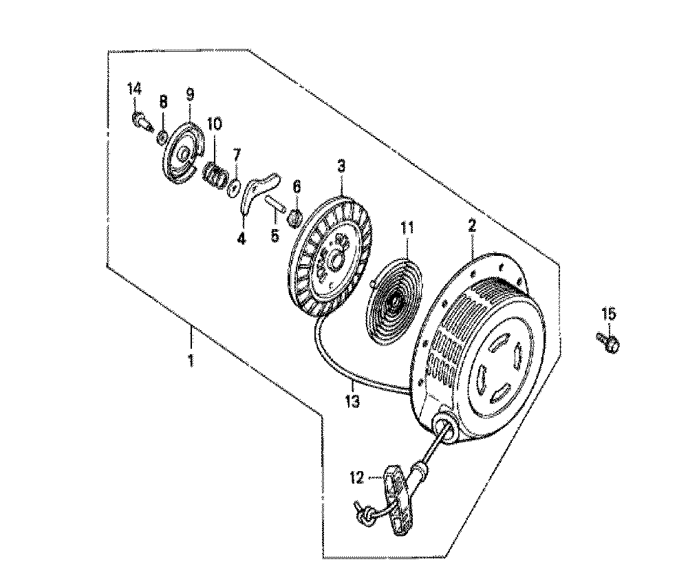 Fig-0 Diagram and Parts List for GX240 Type S1 Honda Engine