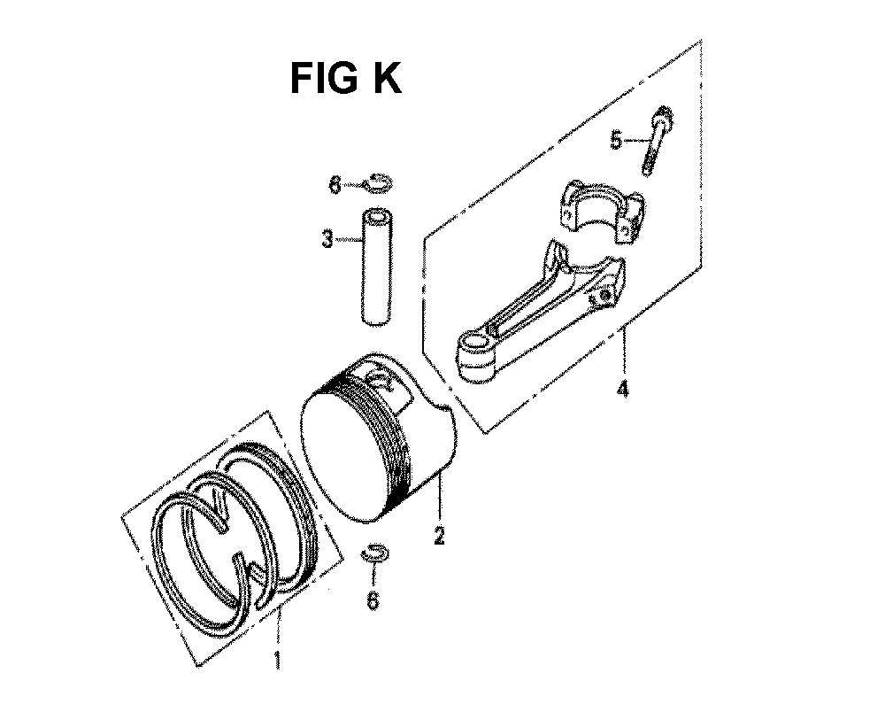Fig-1 Diagram and Parts List for GXV140 Type MAH Honda Engine