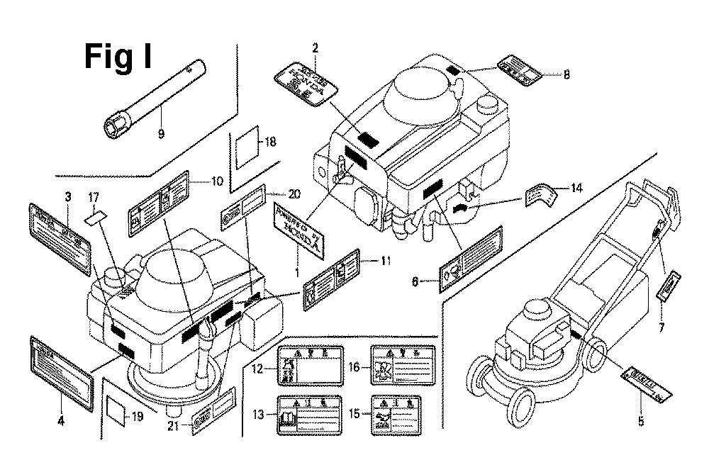 Fig-4 Diagram and Parts List for GXV160 Type N12 Honda Engine