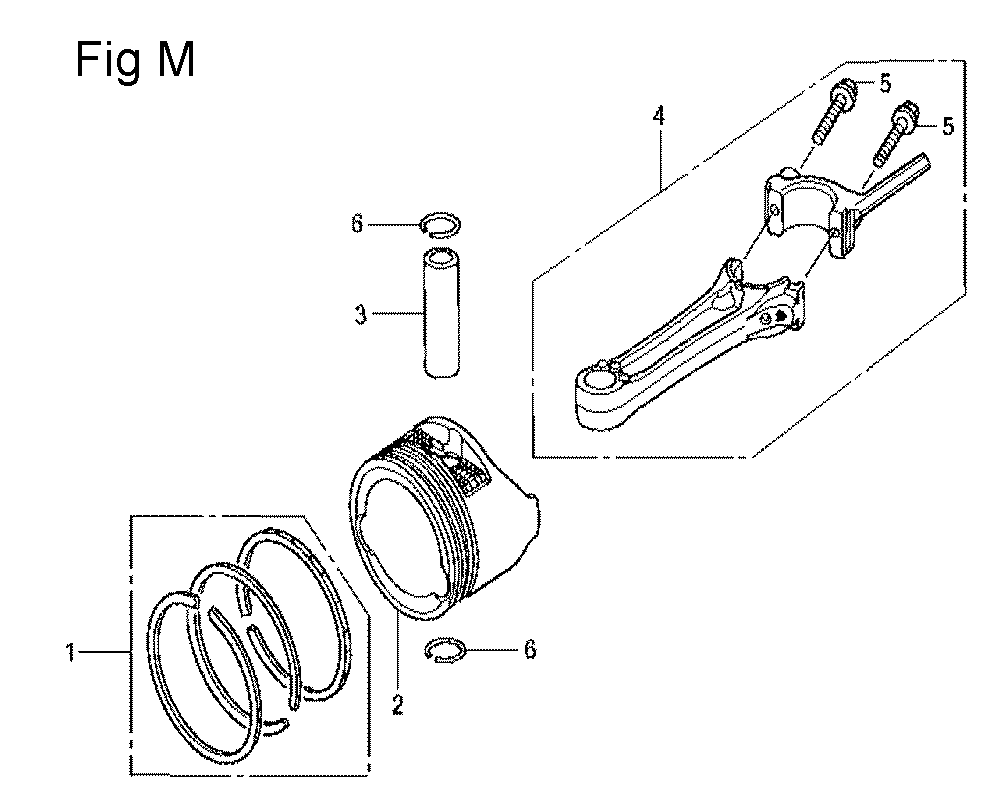 Fig-13 Diagram and Parts List for GCV160LA Type N5R Honda Engine