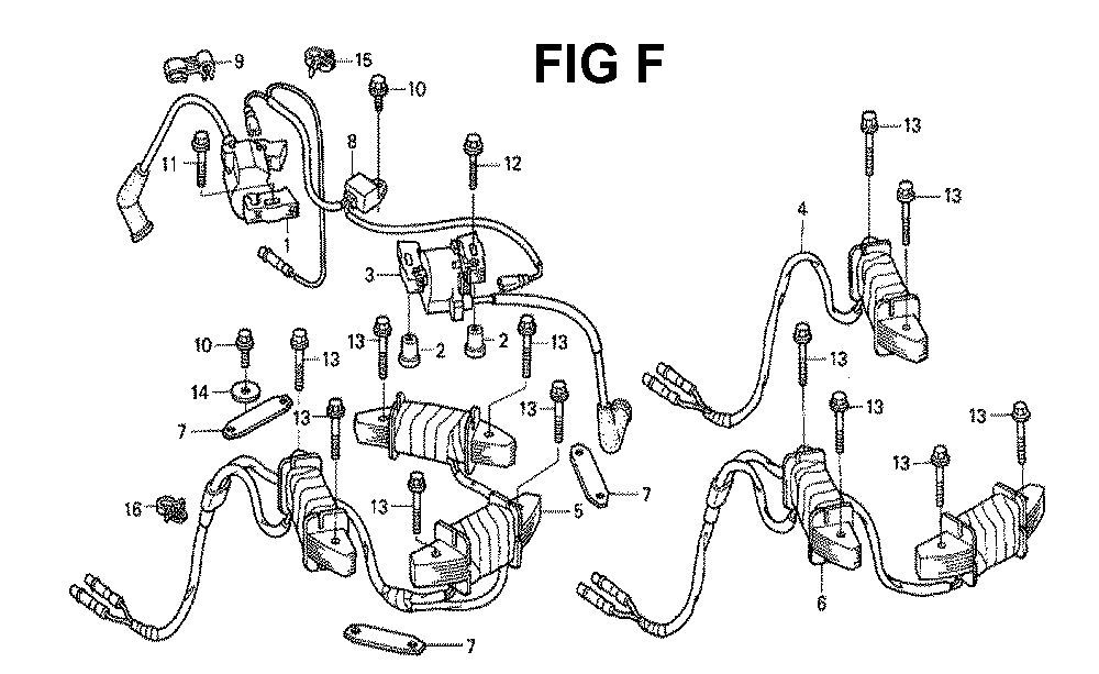 Fig-4 Diagram and Parts List for GXV530 Type QEA3A Honda Engine
