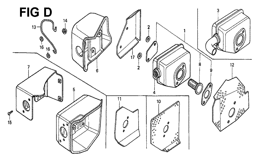 Fig-8 Diagram and Parts List for GXV160K1 Type N6S Honda Engine
