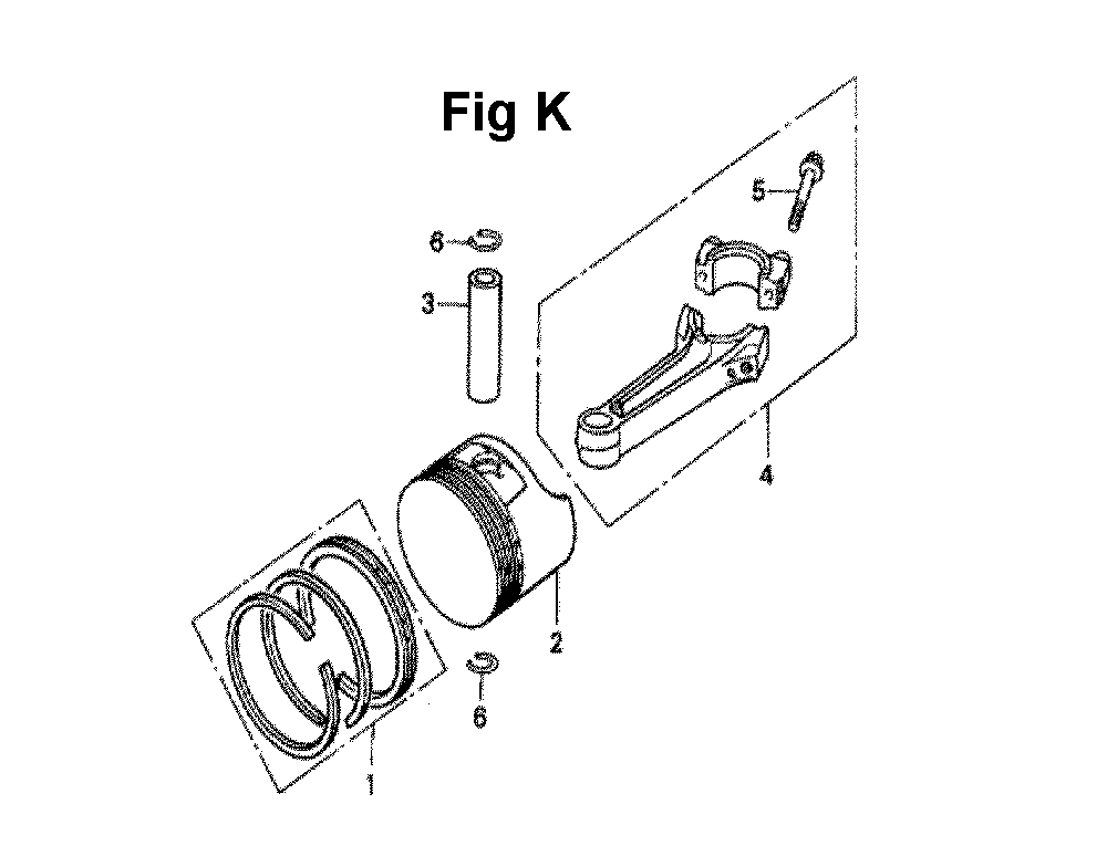 Fig-7 Diagram and Parts List for GXV140 Type A1Y Honda Engine
