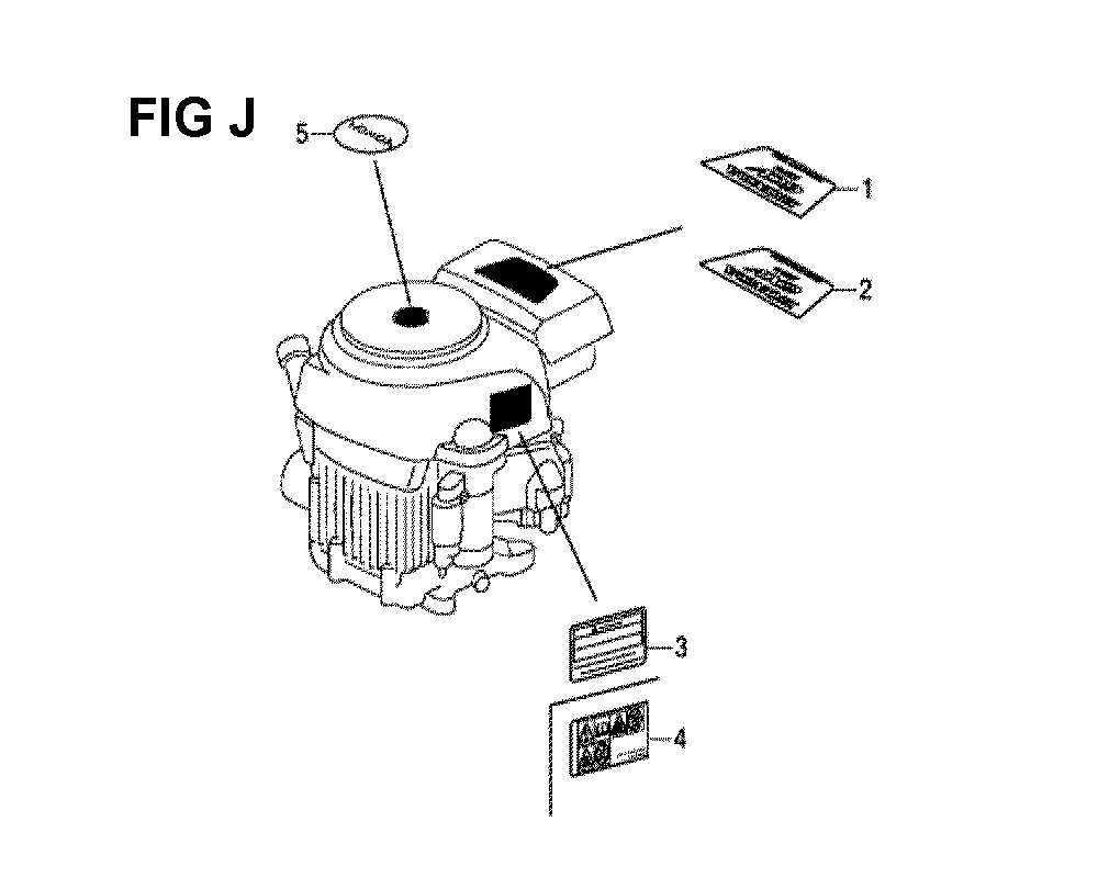 Fig-2 Diagram and Parts List for GXV530 E3-1070150 Honda Engine