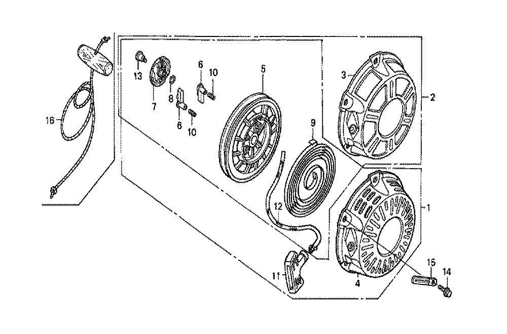 Fig-0 Diagram and Parts List for GX160K1 (QNZ)(86-9099999) Honda Engine
