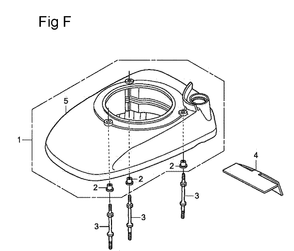 Fig-6 Diagram and Parts List for GSV190LA Type S3A Honda Engine