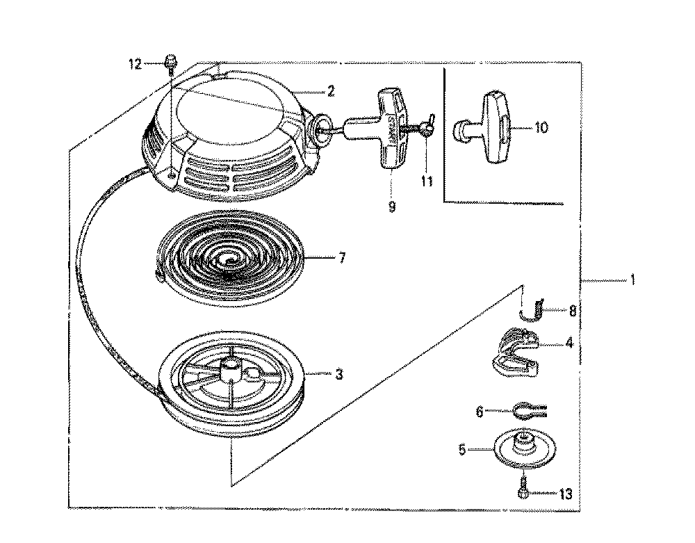 Fig-0 Diagram and Parts List for GXV120 Type PF Honda Engine
