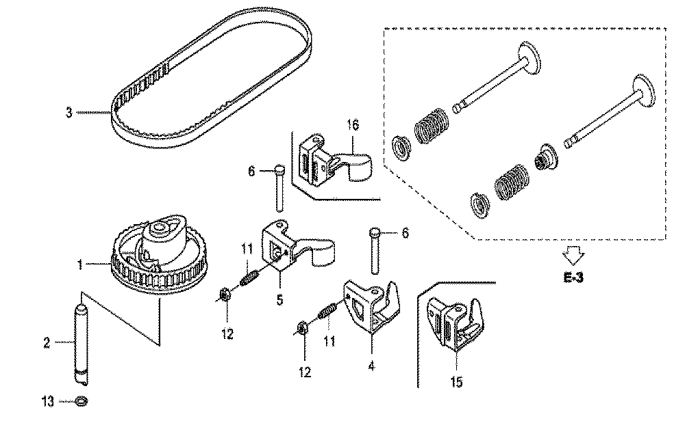 Fig-0 Diagram and Parts List for GCV160LA0 Type A1A Honda Engine