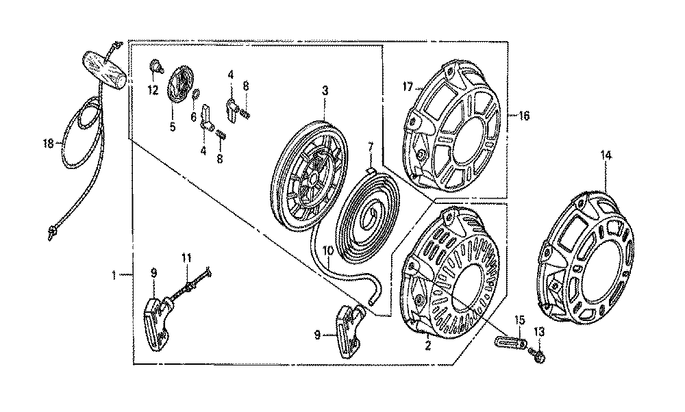 Fig-0 Diagram and Parts List for GX160K1 (RTB2)(20-8669999) Honda Engine