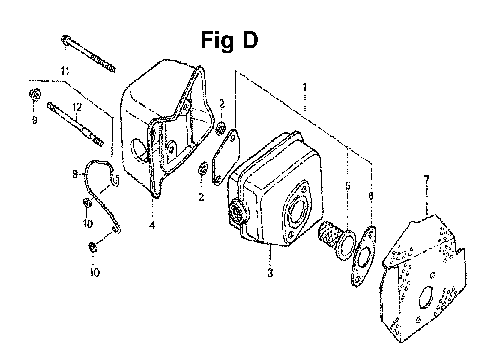 Fig-2 Diagram and Parts List for GXV140 Type A1KY Honda Engine