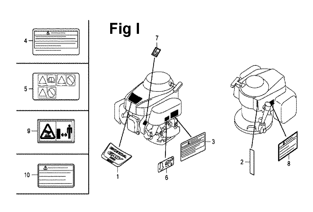 Fig-9 Diagram and Parts List for GXV160UH2 Type A1TT Honda Engine
