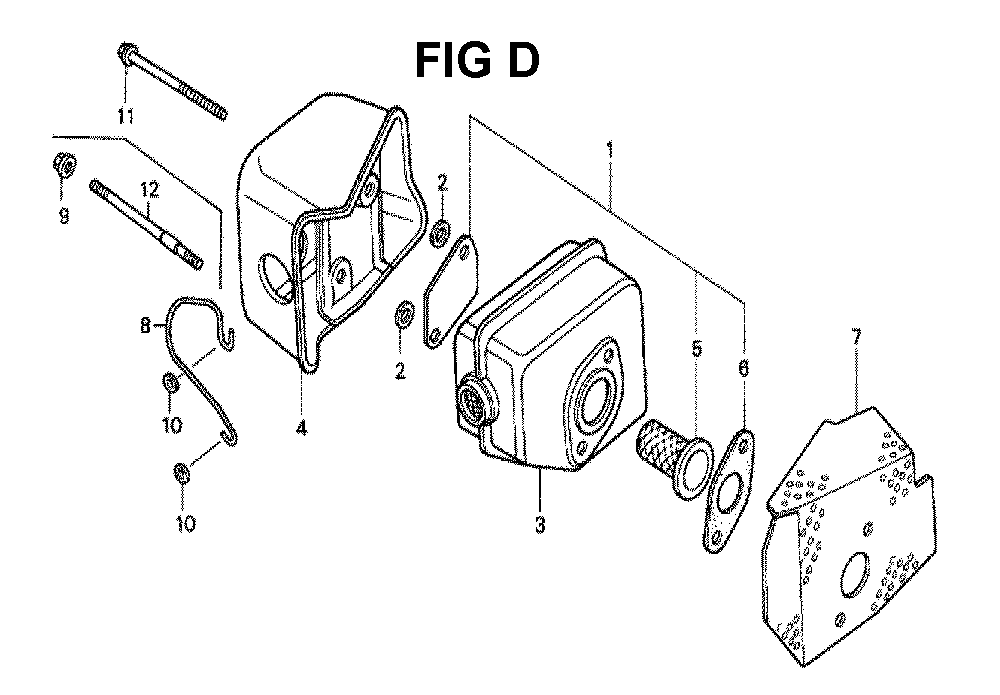 Fig-3 Diagram and Parts List for GXV140 Type MAK Honda Engine