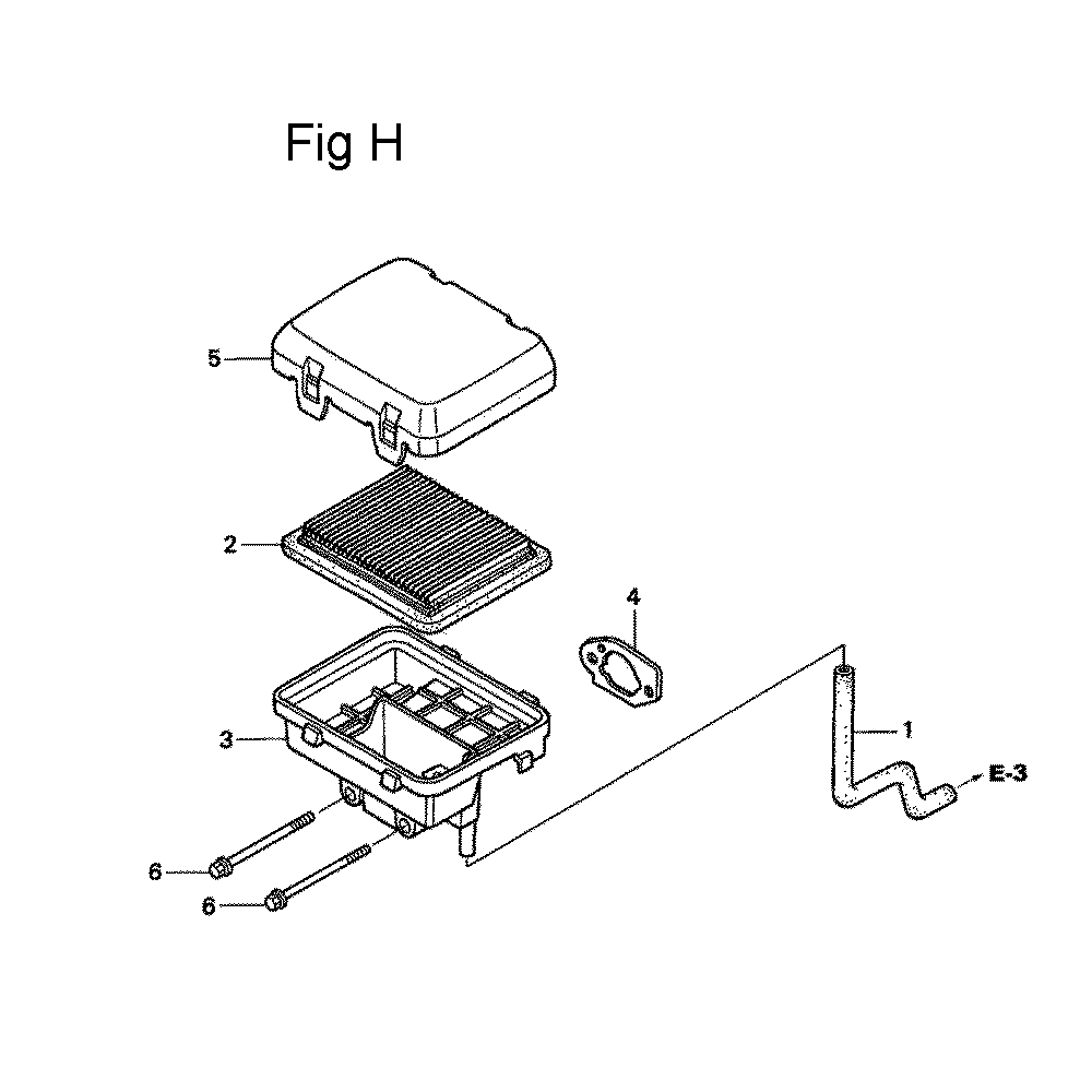 Fig-8 Diagram and Parts List for GC135 Type PXA Honda Engine