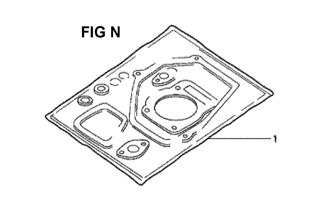 Fig-7 Diagram and Parts List for GXV340K2 Type DA33 Honda Engine