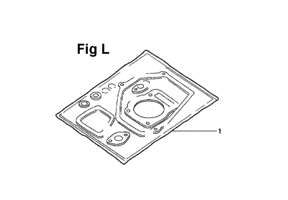 Fig-4 Diagram and Parts List for GXV140 Type MAC Honda Engine