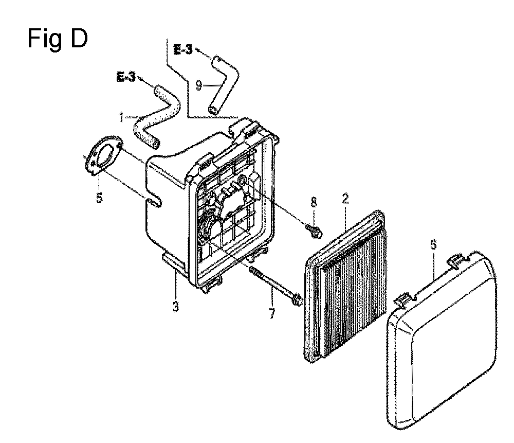 Fig-4 Diagram and Parts List for GCV160LA0 Type S1M Honda Engine
