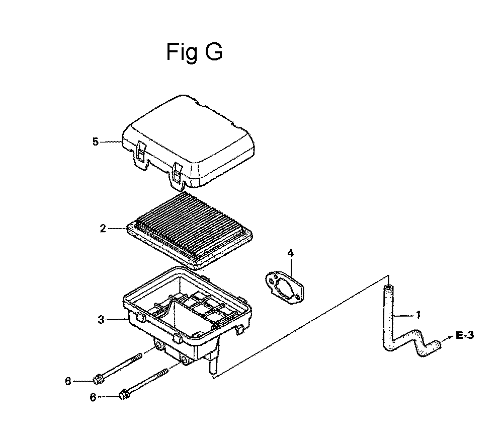Fig-8 Diagram and Parts List for GC135 Type WKT2 Honda Engine