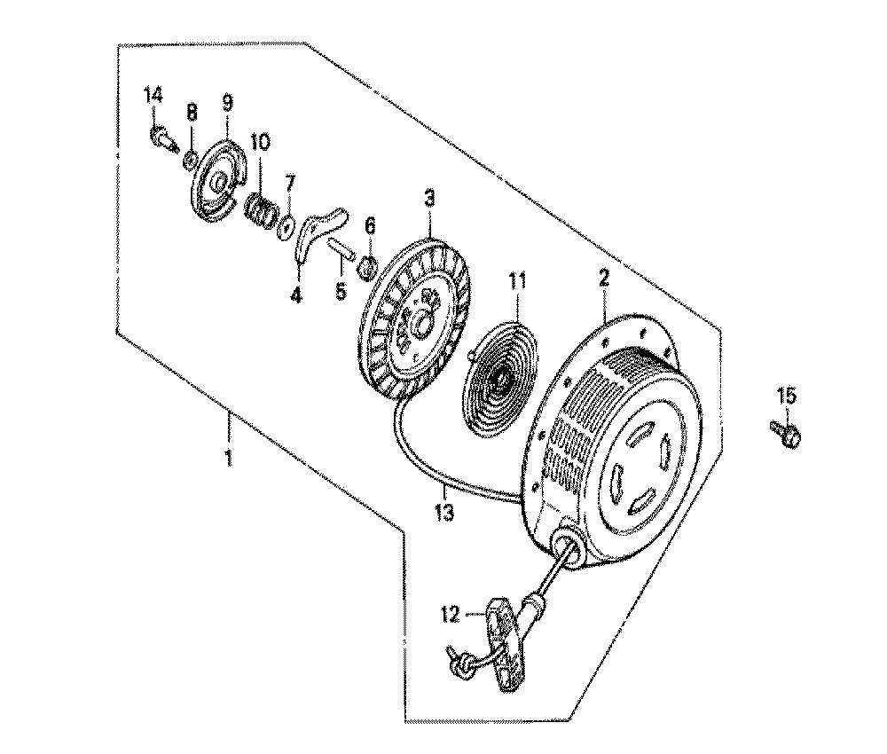 Fig-0 Diagram and Parts List for GX240 Type VNE Honda Engine