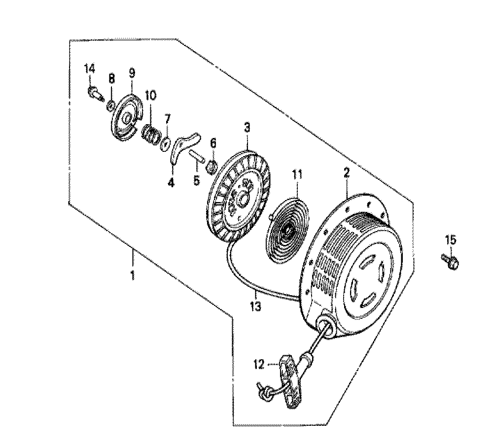 Fig-0 Diagram and Parts List for GX240 Type RX Honda Engine