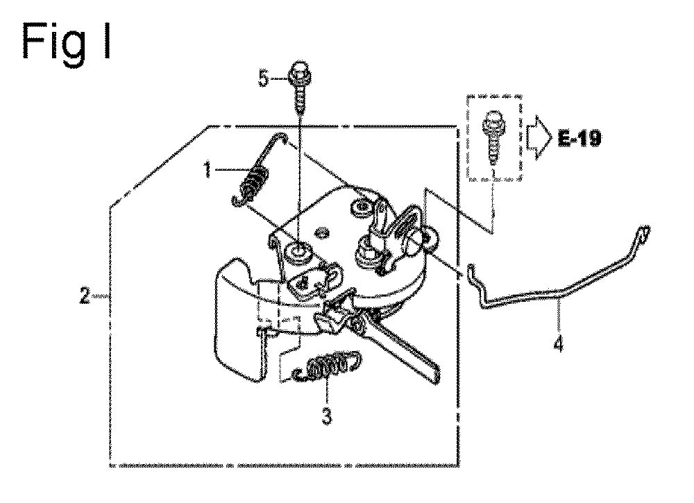 Fig-9 Diagram and Parts List for GSV190LA Type S3T Honda Engine