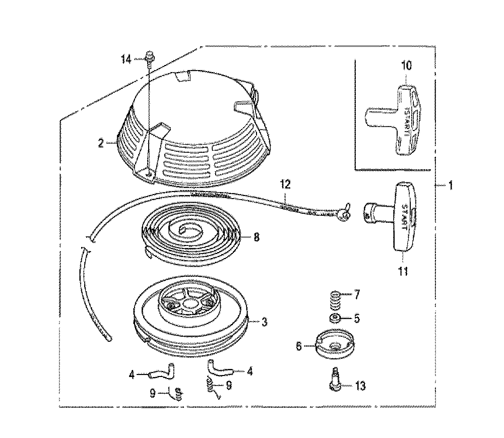 Fig-0 Diagram and Parts List for GXV160UH2 Type N55 Honda Engine
