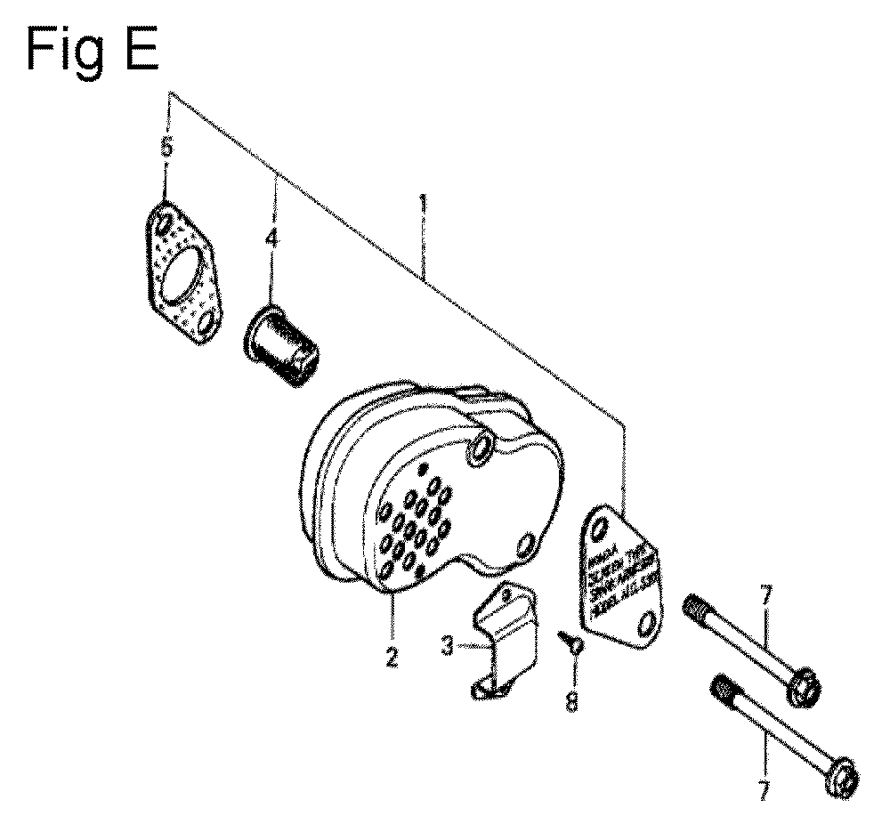 Fig-5 Diagram and Parts List for GV150K1 Type SMA Honda Engine