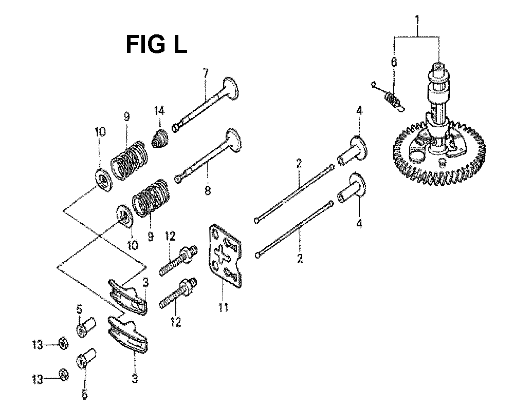 Fig-8 Diagram and Parts List for GXV160 Type N4 Honda Engine