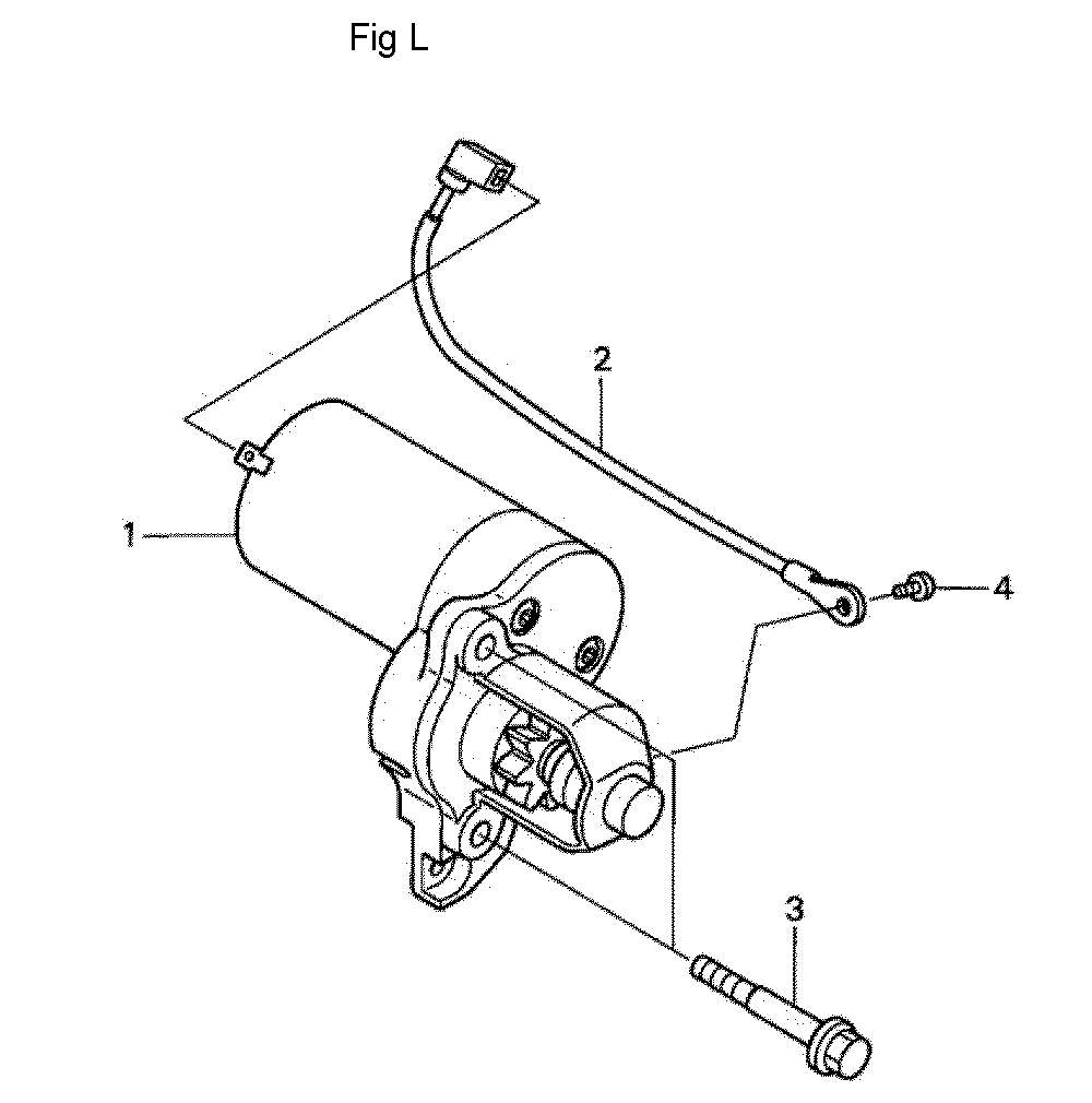 Fig-12 Diagram and Parts List for GC190A Type QEAF Honda Engine