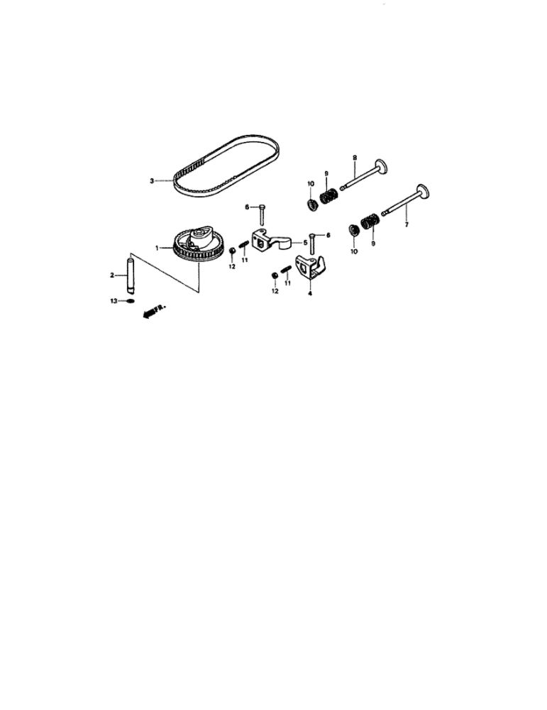 Crankshaft Pulley 1 Diagram and Parts List for GCV-160-A  Honda Engine