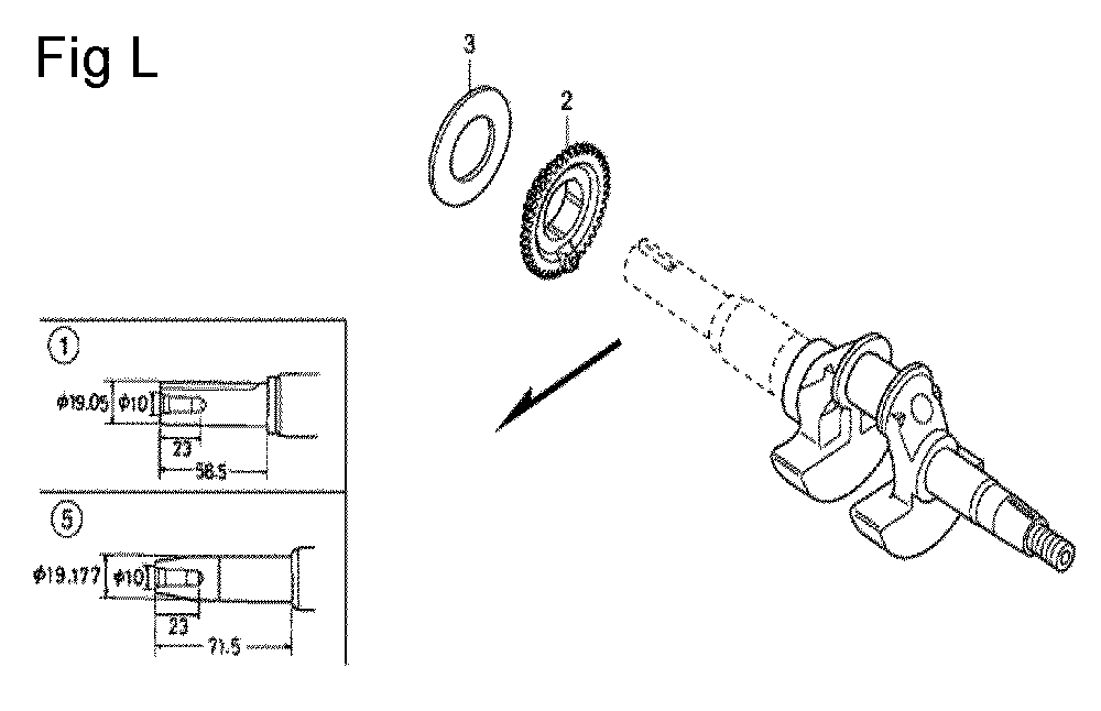Fig-12 Diagram and Parts List for GC160A Type QHP7 Honda Engine