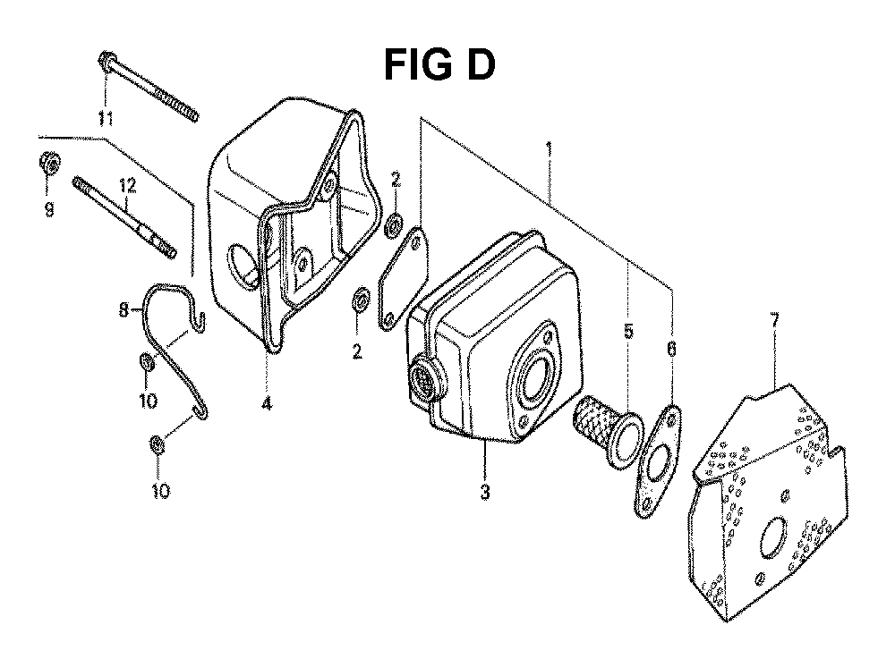 Fig-2 Diagram and Parts List for GXV140 Type N1UR Honda Engine
