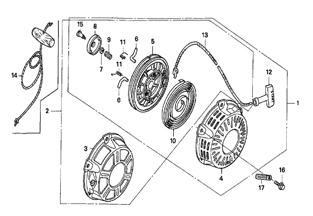 Fig-0 Diagram and Parts List for GX160K1 Type HH Honda Engine